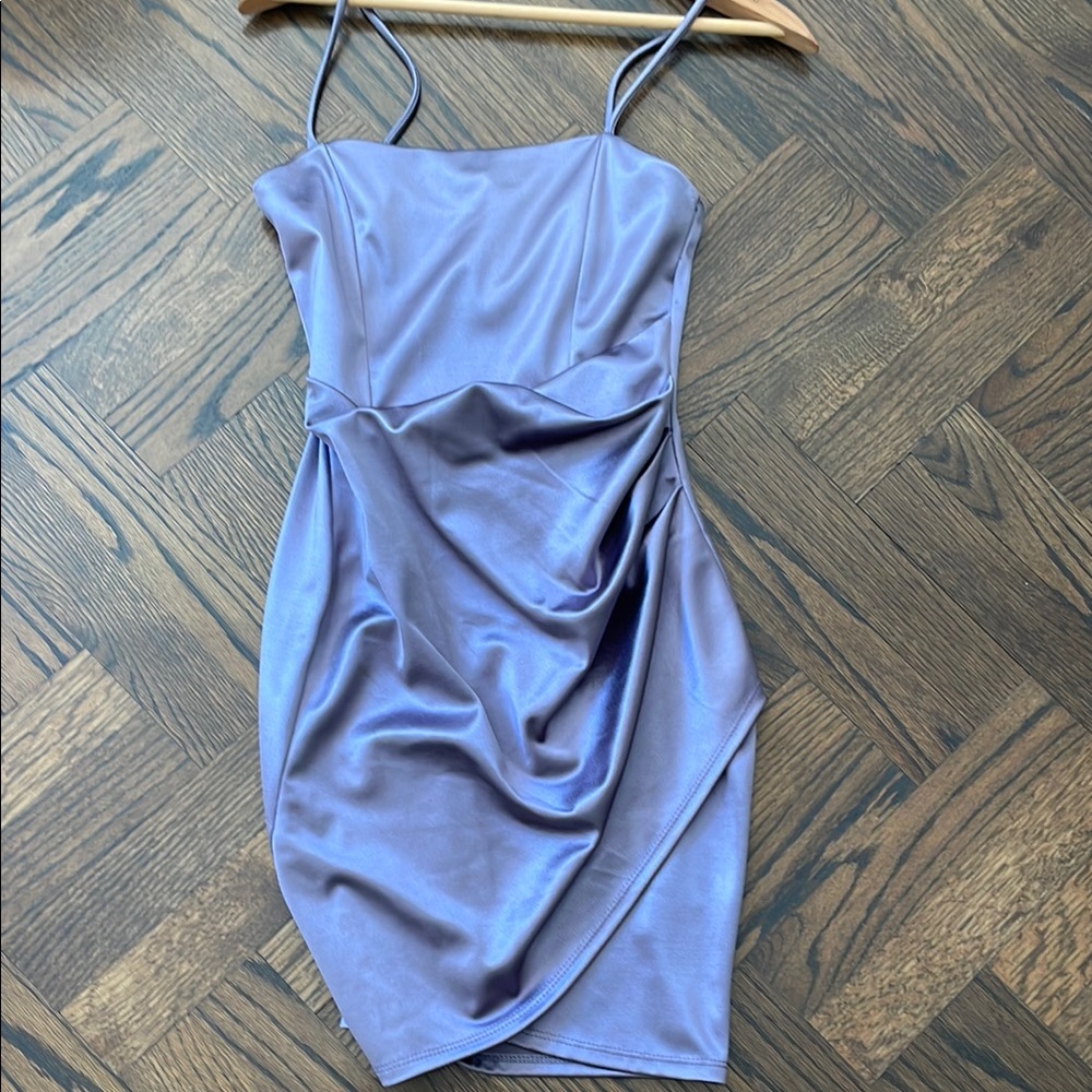 Windsor Blue Ruched Bodycon Mini Dress